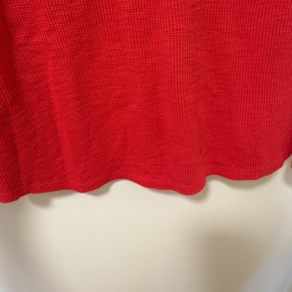 Vintage Y2K Henley Longsleeve Bella Swan Crochet Sleeve Button Up - Picture 8 of 10